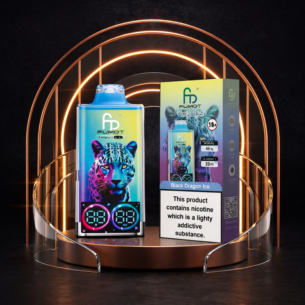 Fumot Leopard 40K Polska Jednorazowki E-papieros Black Dragon Ice