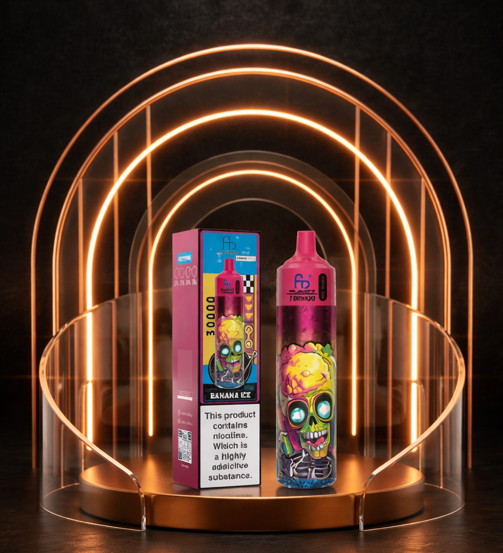 Fumot Tornado 30K Music Polska Jednorazowki E-papieros Banana Ice