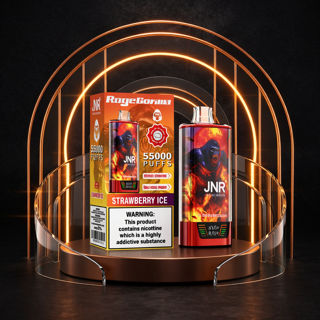 JNR_RageGorilla_55K_Polska_Jednorazowki_E_papieros_Strawberry_Ice