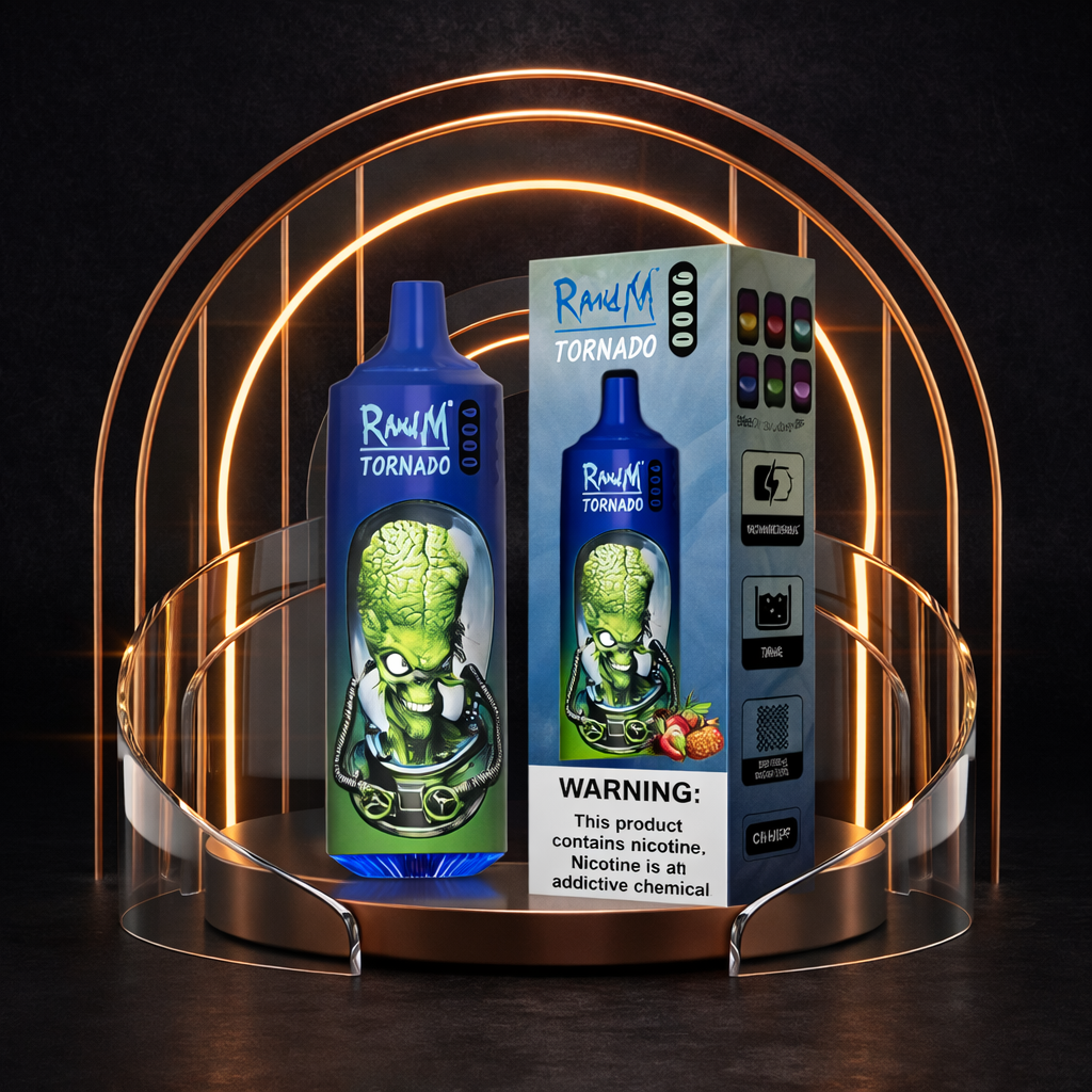 RAndM Tornado 9K Polska Jednorazowki E-papieros Mr Blue 9000 Buchow